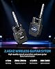 LEKATO Wireless Guitar System with Charging Case, Guitar Transmitter Receiver with 15H Playtime,Rechargeable Cordless Guitar Jack Bass Lead with 4 Channels for Electric Guitar bass(WS 200) #3