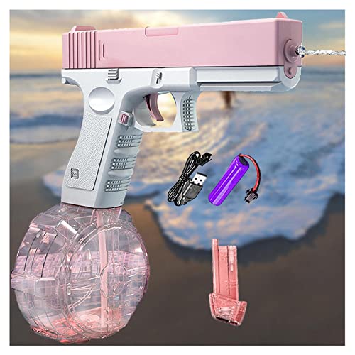 Pistola De áGua EléTrica Poderosa, Alcance MáXimo 32 PéS,500cc+60ccAlta Capacidade Pistola De áGua P
