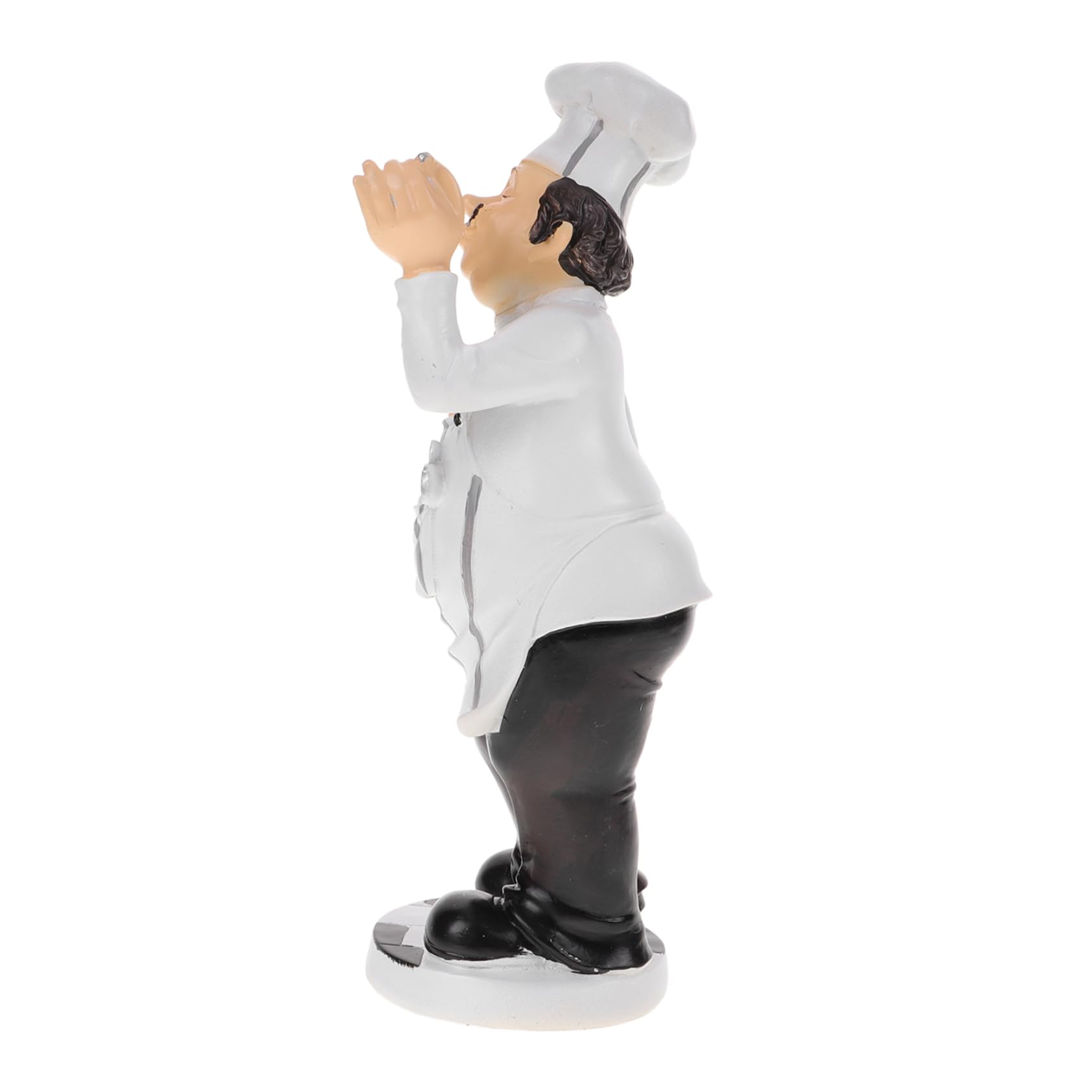 Figurine Chef Cuisinier en Résine - Statue Décorative de Style Européen pour Bureau et Restaurant