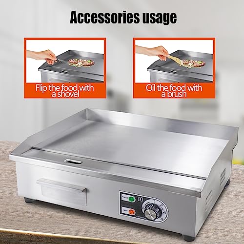 Commercial Electric Griddle and Livestock Digital Scale for Restaurants and Veterinarians