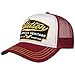 Stetson American Heritage Trucker Cap Herren - Basecap im amerikanischen Stil - Snapback Cap mit luftigem Netzeinsatz - Meshcap Sommer/Winter - Baseballcap Bordeaux One Size