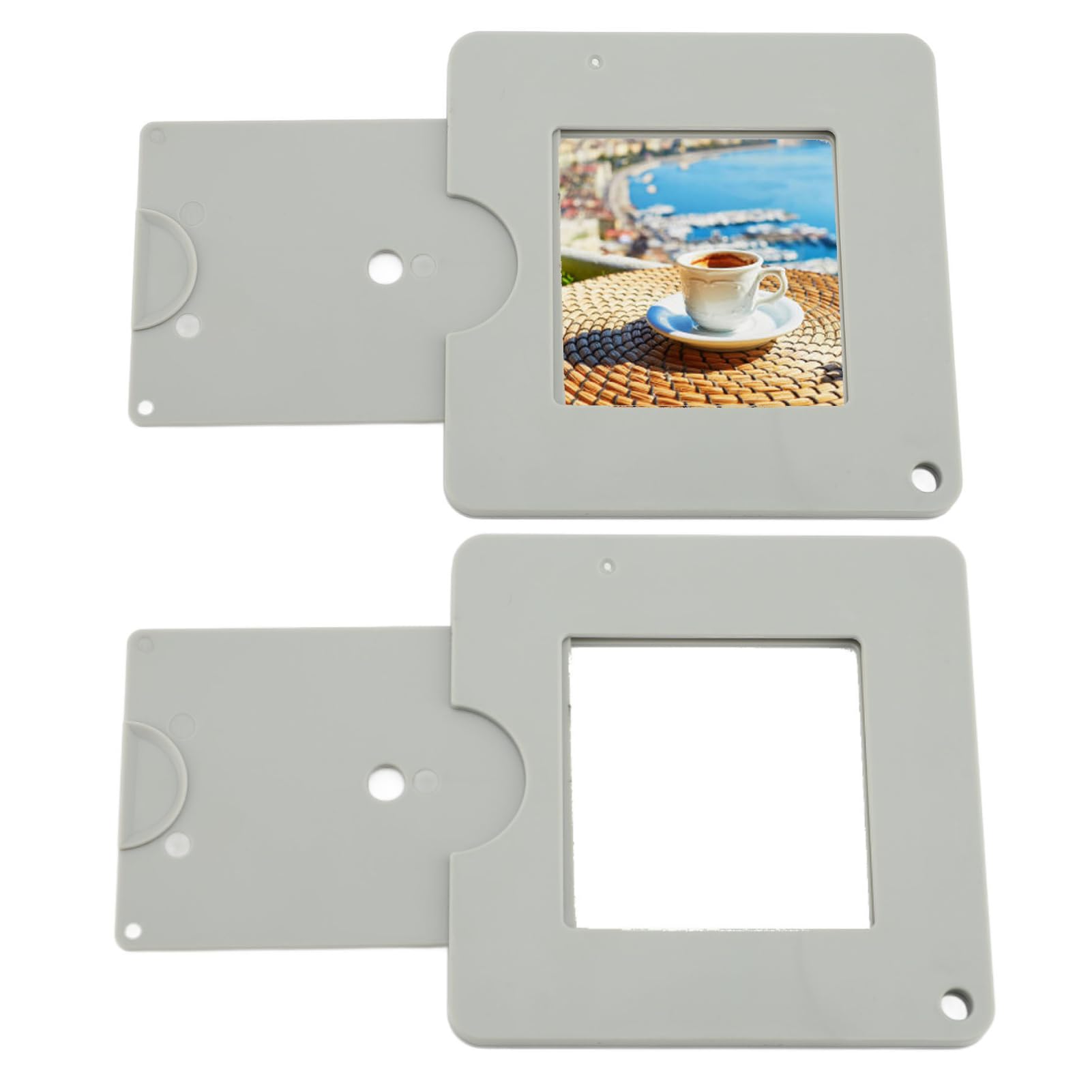 2Pcs View Finder with Sliding Mechanism, ABS Portable Color Isolation Viewfinder View Catcher for Artists Painting Drawing Sketching Photography