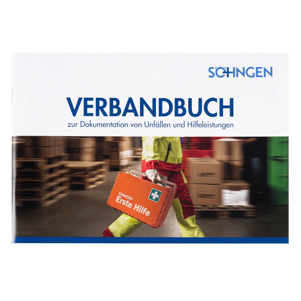 Erste-Hilfe Basic Set DIN 13157, SÖHNGEN, inkl. Verbandbuch, Art.-Nr. 608704 | Erste Hilfe Station | Erste Hilfe Set | Erste Hilfe Komplettpaket