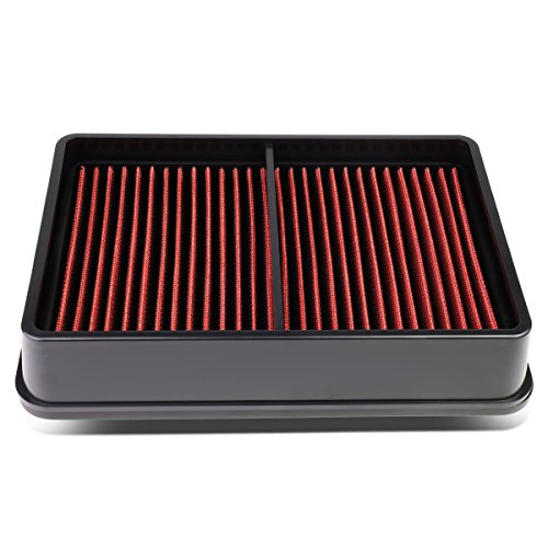 DNA Motoring AFPN-074-RD Clean Air Washable Drop In Panel Air
