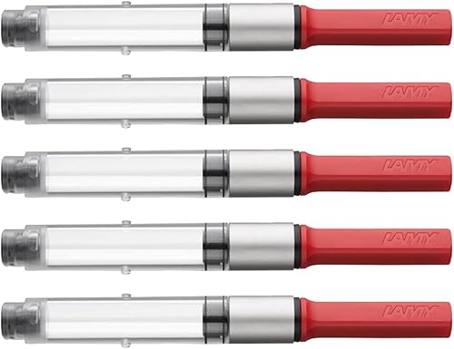Lamy Z28 - Convertidores de tinta para pluma estilográfica, paquete de 5 unidades y toallitas Lamy Z28 - Convertidores de tinta para pluma estilográfica, paquete de 5 unidades y toallitas