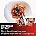 Buldak Tteokbokki 2Pack Korean Rice Cake Instant Korean Snack Tteok Tteokbokki Rice Cake 떡볶이 (Spicy)