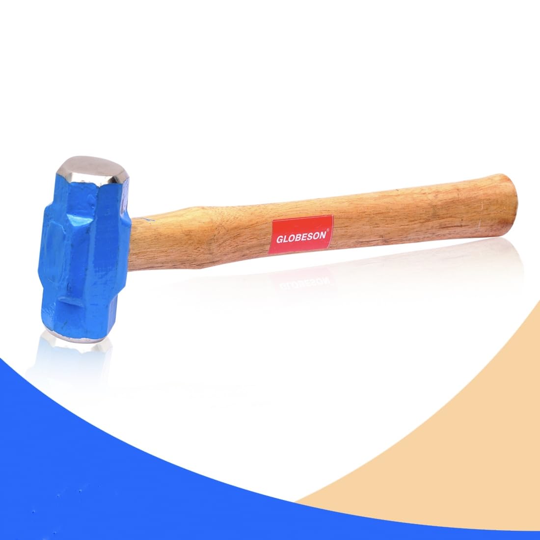SLEDGE Hammer With WOODEN HANDLE (BLUE COLOUR) (700gm) (medium)