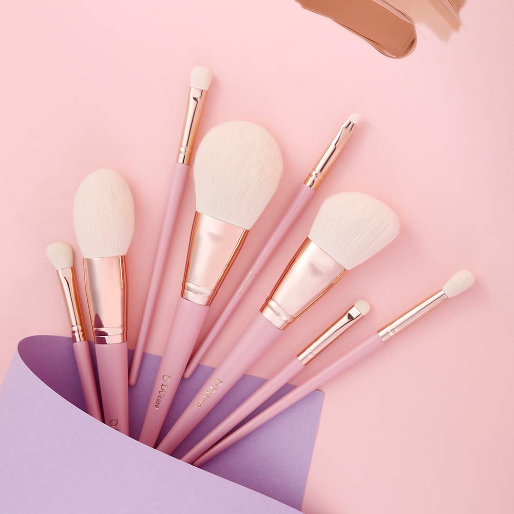 DUcare Pennelli Make Up Professionali Set (Rosa)