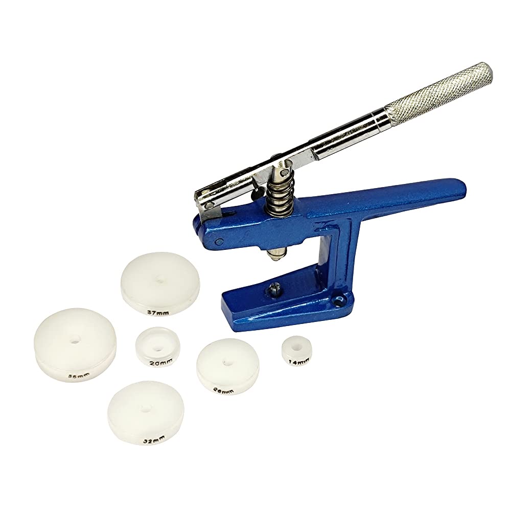 LUXURO Small Glass Fitting Machine with 6 Nylon Dies for Fitting Flat Mineral Glass and Backs for Quartz Watch Cases|Watch Case Press w/ 6 Nylon Dies 6 -Piece Watch Repair Kit (B0CVQHJPDJ) Amazon Price History, Amazon Price Tracker