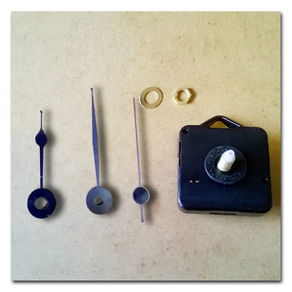 Napolamp Kit Orologio per Sublimazione Composto da 40 mattonelle forate cm 20x20 da 40 meccanismi a Movimento Continuo e da 120 lancette in plastica.