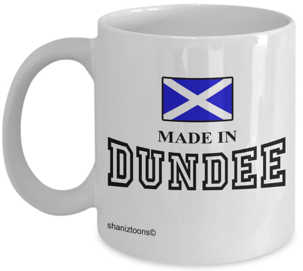 Made Born In Dundee Birthday Gift Mug