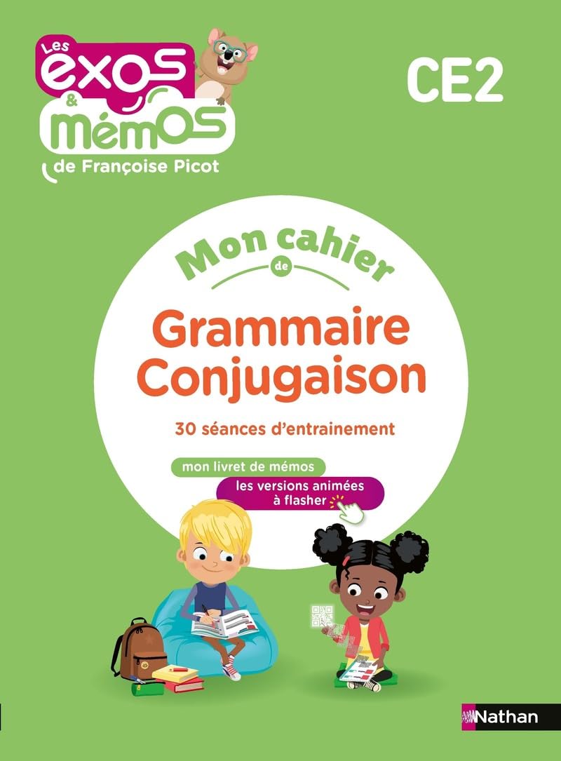 Exos et Mémos - CE2 - Mon cahier de Grammaire-Conjugaison: 30 séances d'entrainement