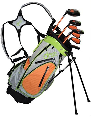 Droc – Noa Series 7 Pieces Left Handed Golf Club Set and Golf Bag Ages 5-8 Boys Left Handed
