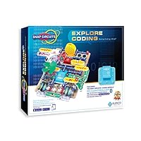 Snap Circuits Explore Coding, STEM Building Toy for Ages 8 to 108, Amazon Exclusive