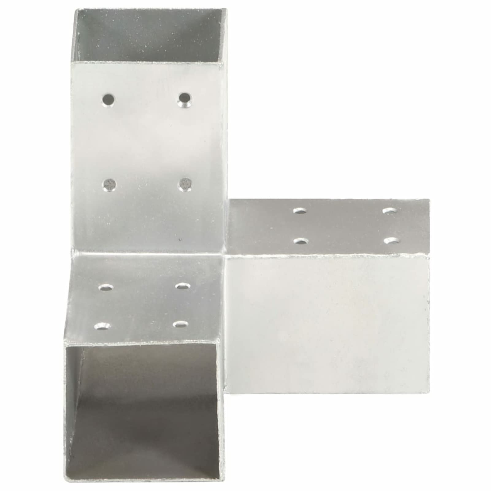 Conectores de Postes en Y 4 uds, Anclajes, Postes, Connex, Metal galvanizado 71x71 mm