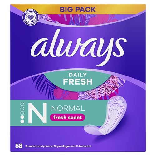 Always Dailies Fresh and Protect Normal Fresh Panty Liners