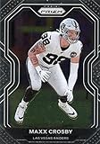 2020 Panini Prizm #136 Maxx Crosby Las Vegas Raiders Official NFL Football Trading Card From Panini America in Raw (Near Mint NM or Better) Condition