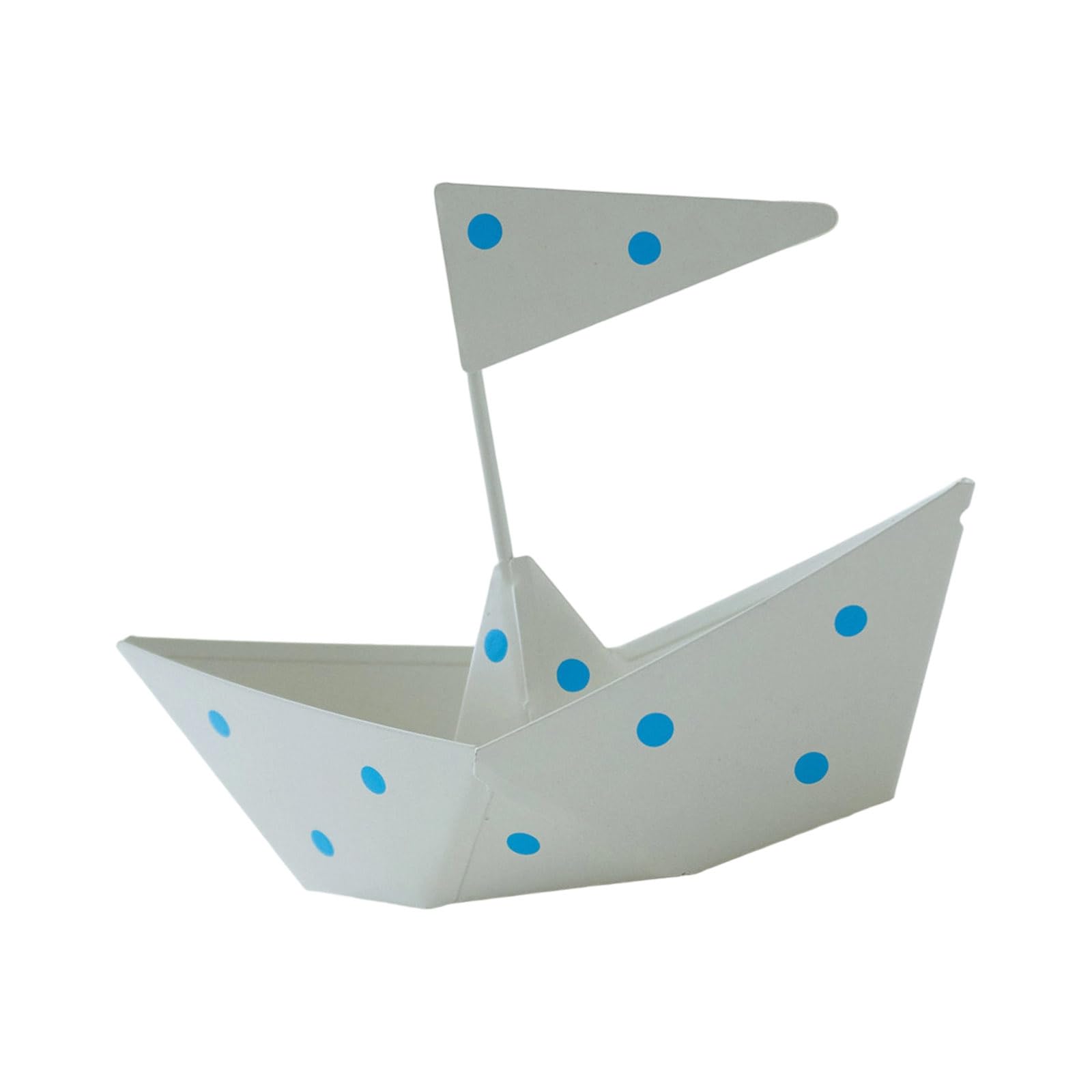alloneslife Sailboats Figurines Iron Metal Boat Statues Sculpture Ornament Desktop Decorations Collectibles Nauticals Home Decors Metal Sailboats Figurine