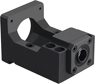 HM10-57 Nema 23 Stepper Motor Mounting Bracket, Steel Mounting Bracket for 57mm Nema 23 Motor and 12mm Ball Screw Ballscrew SFU1204 RM1204