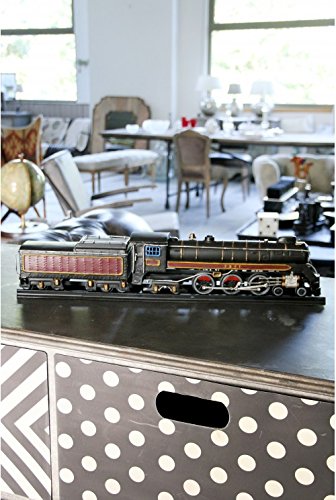 Locomotora en miniatura de metal