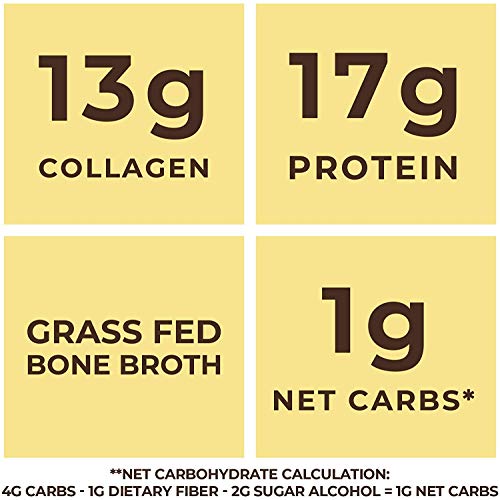 Image of Bone Broth Protein Powder From Grass Fed Beef, Vanilla, 16oz