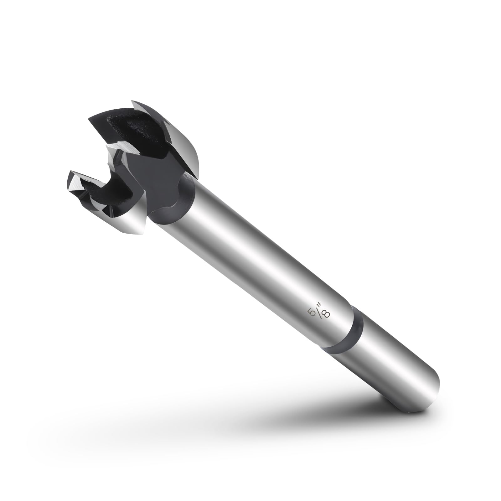 NIBBLAX 5/8" Forstner Bit for Wood, 5/8 Inch (Dia.) Wood Drill Bit Forstner Bits for Woodworking, Round Shank