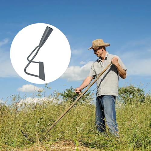 Binette de jardin avec poteaux réglables en acier pour enlever l'herbe
