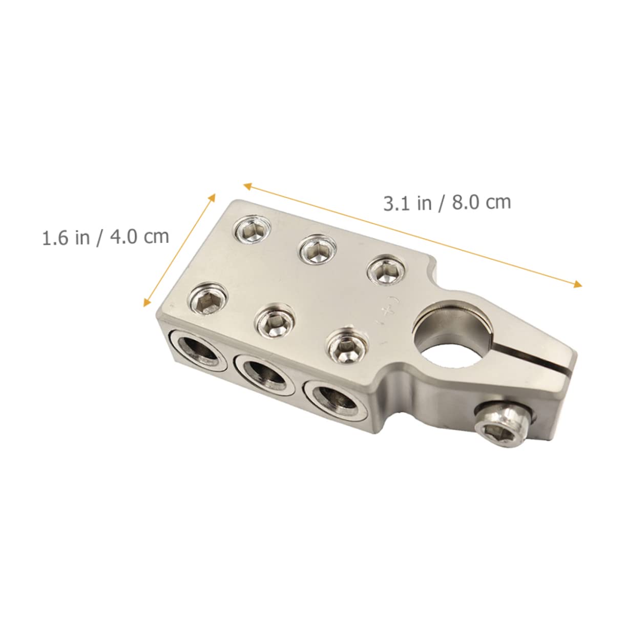 Borne de Batterie de Voiture 1 Paire 1/0 Awg Alliage de Zinc