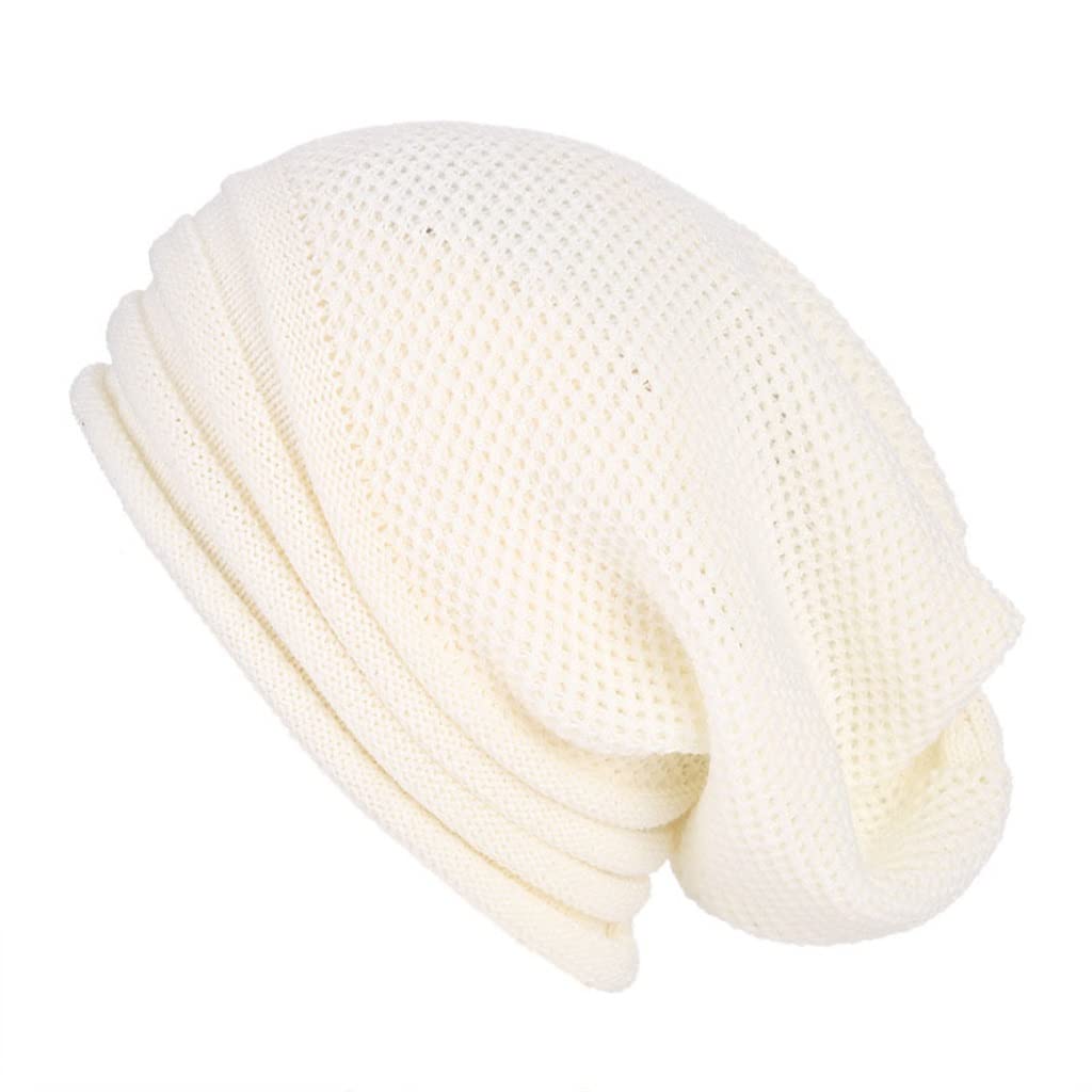 Chapeau d'hiver surdimensionné femme argenté bonnet chaud