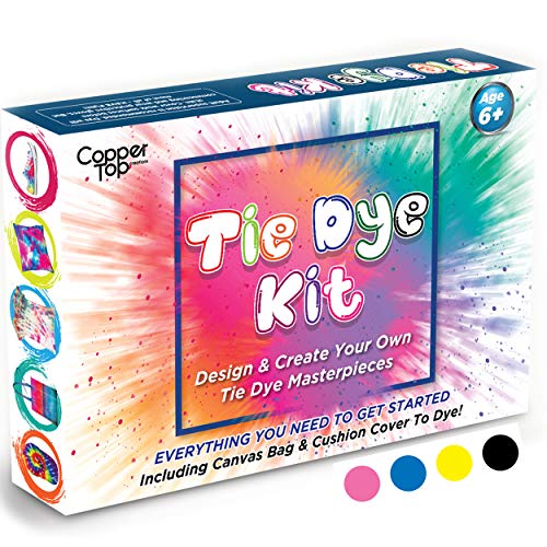 Tie Dye Kit With Cushion Cover And Canvas Bag (Copper Top)