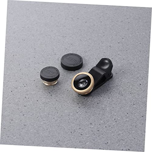 GRIRIW Camera Lens Iphonexr Fisheye Phone Lenses Telephone Fish Eye Clip on Macro Lens Fish Lens Kit Clip Cell Phone Camera 3 in 1 Clip on Phone Lens Phone Lens Kit Self Timer Wide Angle