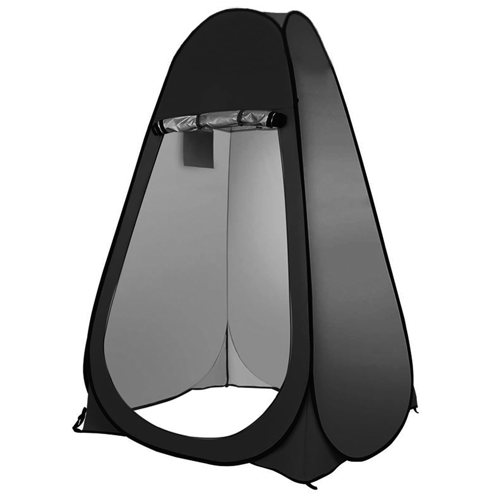 DAYONG Shower Changing Tent, Portable Outdoor Camp Toilet, Pop-up Room Privacy Shelter, Outdoor Privacy Tent with Carrying Bag, Changing Room for Women Men (Black)