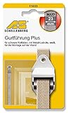 Para fijar en la pared. Schellenberg Plus Maxi 11033 - Guía para correa de persiana, color blanco