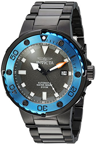 Invicta Relógio masculino automático Pro Diver 49 mm de aço inoxidável, preto (modelo: 24466)