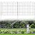 Sunnyglade 10 Panels No Dig Decorative Outdoor Garden Fence for Yard, 24in(H) X 25 ft(L) Animal Barrier Fencing Rustproof Metal Wire Panel Border for Dog, Rabbits or Any Small-Bodied Animal