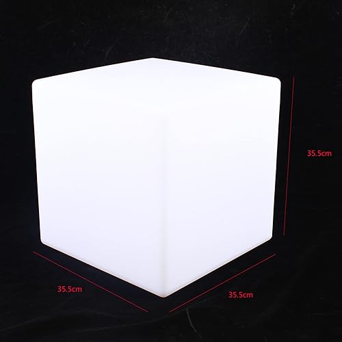 Miniatura 5 de Luz LED para silla cubo, silla cuadrada LED inalámbrica de 14 pulgadas, luz RGB que cambia de color, recargable, impermeable, con control remoto,