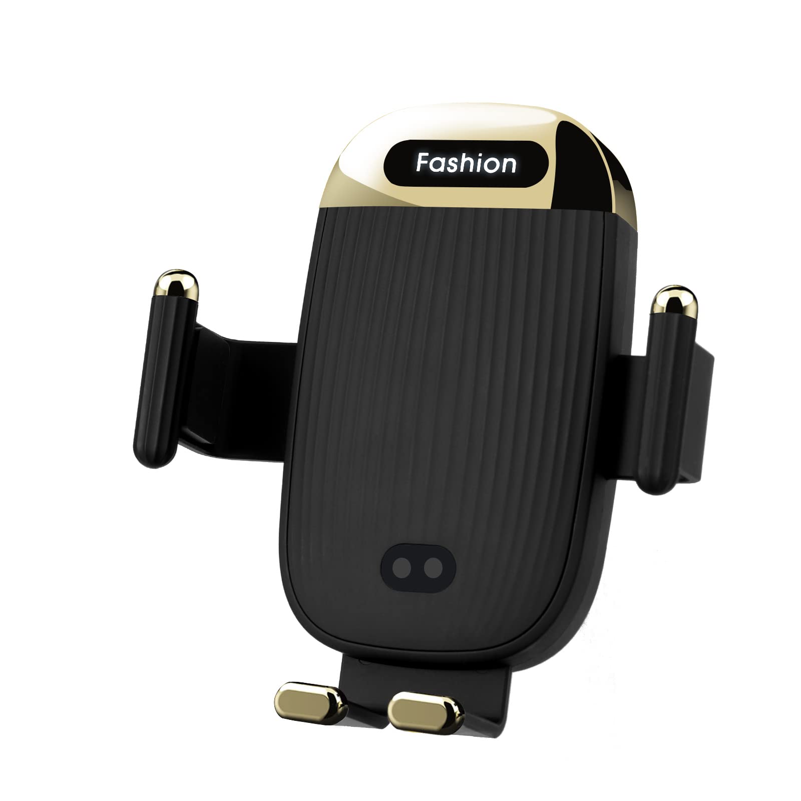 Wireless Car Charger Mount,15W Qi Fast Charger, Wireless Car Charger Smart Sensor Air Vent, Automatic Clamping Phone Holder for iPhone 13/12/11//XS/XR/8, Samsung S22/S21/S20/Note 20, etc (Black)