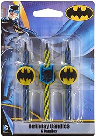 DecoPac Batman Birthday Cake Candles - 6 pc