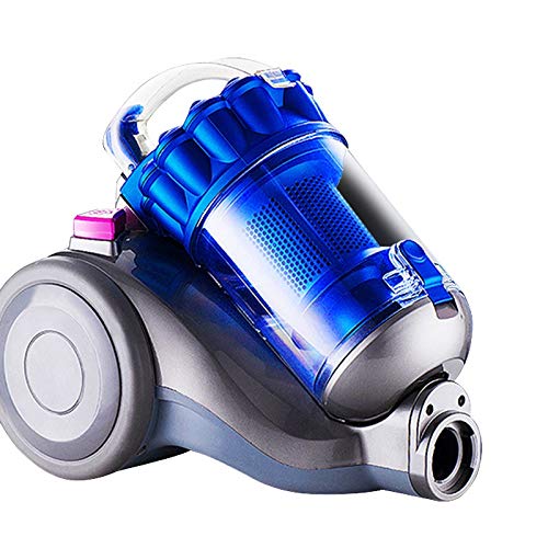 Aspiradora de succión fuerte con motor eléctrico de alta potencia y acabado azul