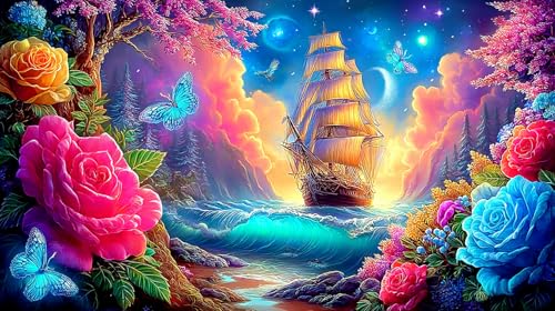 Puzzle de 1000 piezas de velero para adultos, un juego clásico de 75x50cm ideal para decorar