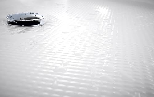 Miniatura 6 de STERLING 95334-0 Spectacle - Bañera independiente ovalada de 65-34 pulgadas x 34 pulgadas con drenaje central de grifo de dedo del pie, color blanco