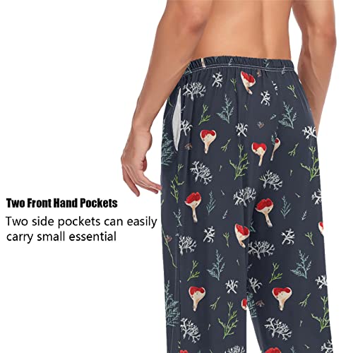 ZZXXB Turkey Print Pajama Pants for Men Comfort Sleep Lounge Bottoms Straight-fit with Pockets S-XXL4