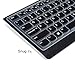 CaseBuy Keyboard Cover for Lenovo 510 Wireless Keyboard GX30N81775 4X30M39458, Lenovo Wireless Keyboard Protector Skin, Keyboard Accessories, Black
