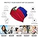 Fashion Haiti Haitian Flag Beanie Hat Caps Headwear Skull Cap Knitted Haitian Hat Scarf for Women Men