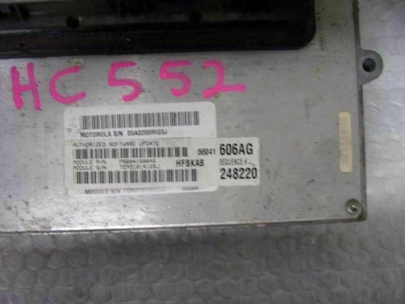 Engine ECM Control Module 3.7L at Fits 2002 02 Liberty 56041606AG P56041606AG