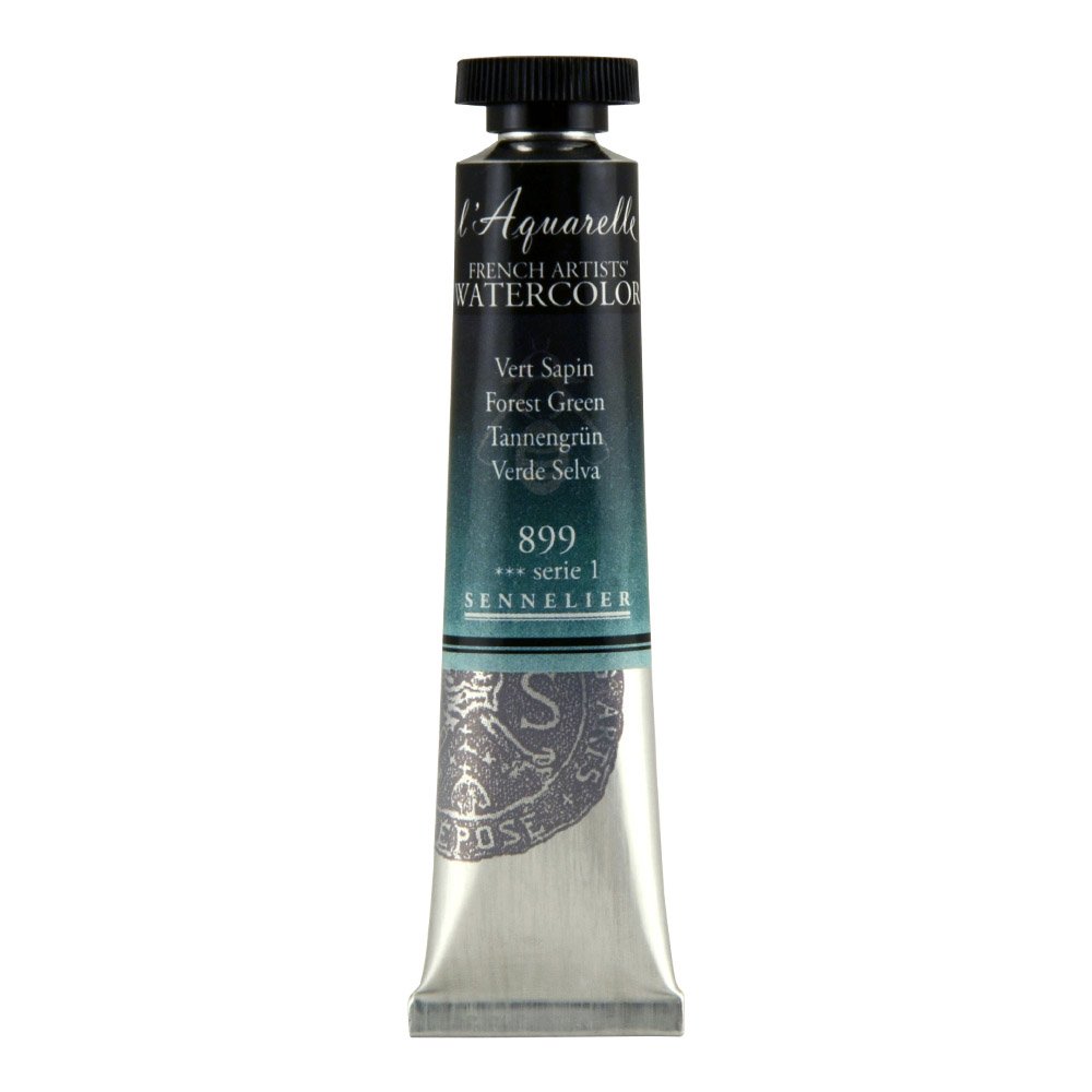 Sennelier L'Aquarelle Watercolour 21 ml Tube S1 - Forest Green (899)
