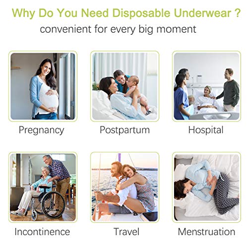 Mesh Underwear Postpartum 4 Pack Disposable Hospital Mesh Panties