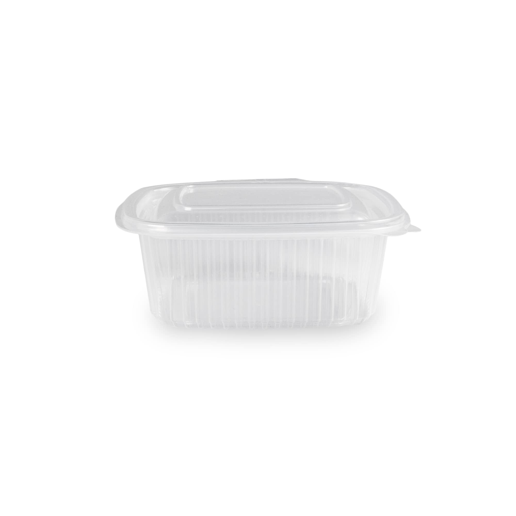 ACESA - Pack Envases Desechables para Alimentos Ecologico PP - Tupper Plastico Desechable y Reutilizable - Tarrinas de Plastico con Tapa Reciclables - Envases de Plastico para Alimentos (600, 500ml)