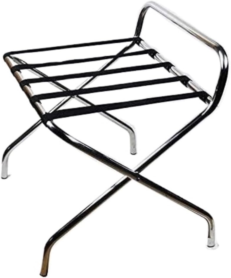 Rack,Folding Luggage Rack Suitcase Stand Stainless Steel Floor Storage Shelf Bedroom Hotel