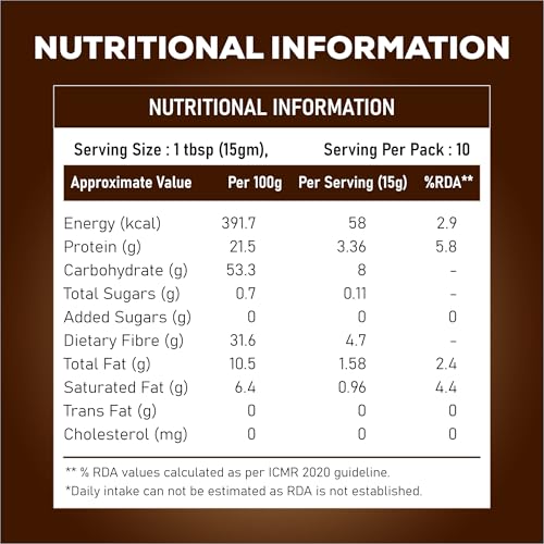Image of Outsup Cocoa Powder | 21.5g Protein | Coco Powder for Cake | Cocoa powder without Sugar Perfect for Cake, Baking, Hot Chocolate, Milkshakes - 150gm